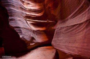 Check out this 'Texas Toothpick' lodged in Upper Antelope Canyon