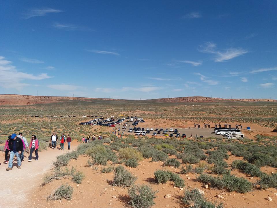 Horseshoe Bend Overlook Trail and Parking Lot