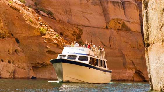 Antelope slot canyon boat tour