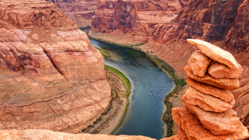 Horseshoe Bend View of the River