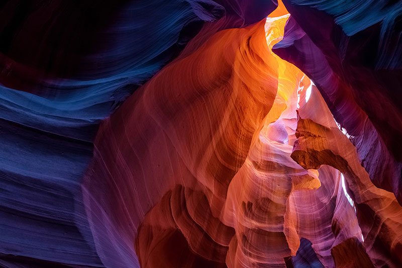 Light and Color Antelope Canyon